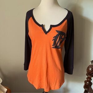 DETROIT TIGERS Victoria's Secret PINK Baseball Shirt/Jersey/PJs, nightgown